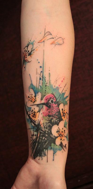 Humminbird Cover Up by Gene Coffey: TattooNOW Humminbird Cover Up by Gene Coffey: TattooNOW