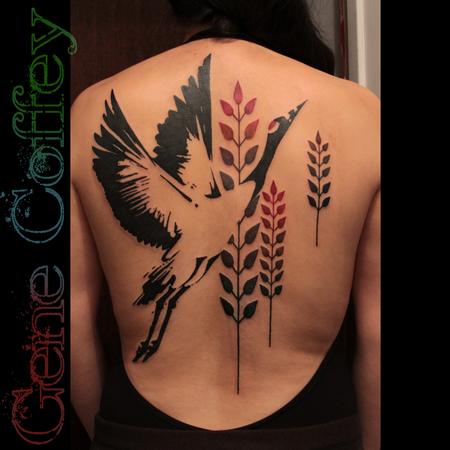 Tattoos - Crane - 84355