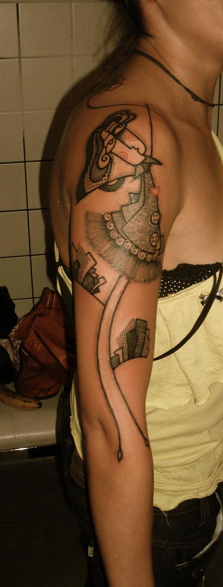 Tattoos - City Girl - 55005