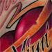 Tattoos - Heart with banner - 33223