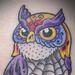 Tattoos - Day of the Dead inspired Owl - 61044