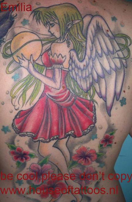 Tattoos - Color Fairy Tattoo - 60482