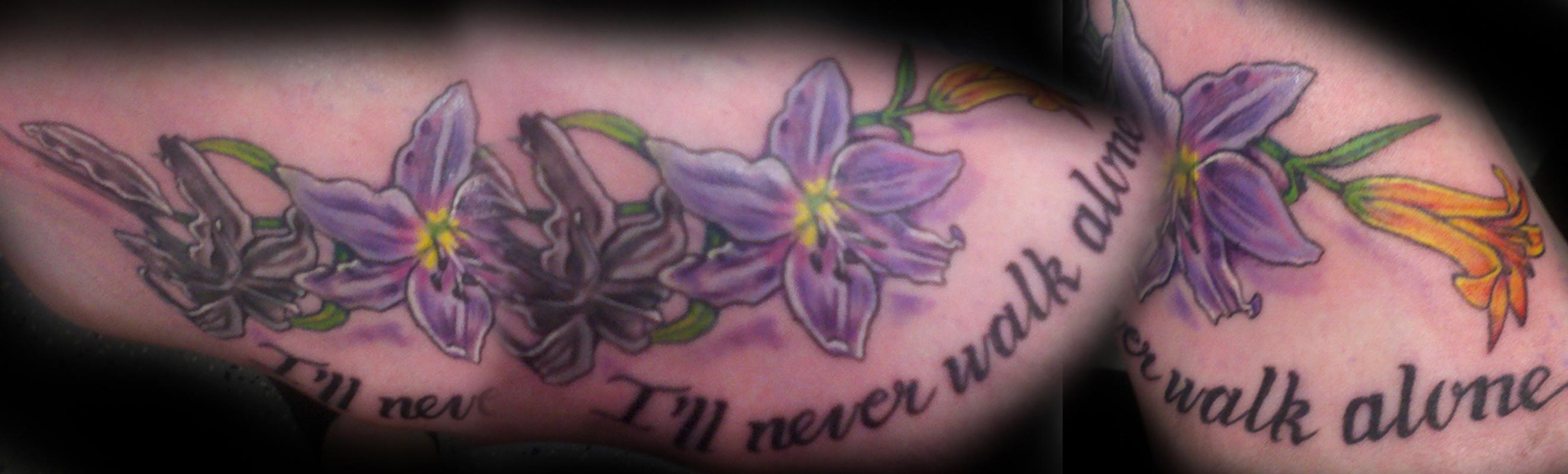 I Ll Never Walk Alone By Amy Nicholls Tattoonow I Ll Never Walk Alone By Amy Nicholls Tattoonow