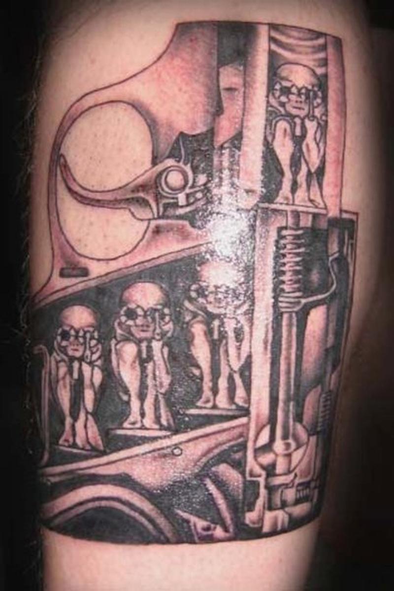 Geiger Birth Machine by Paul Natale: TattooNOW