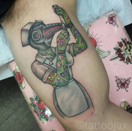 Tattoos - Plague Doctor Nurse - 145689