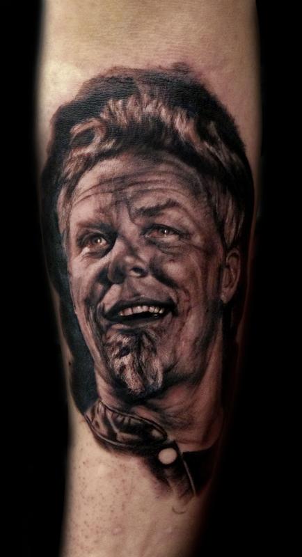 Tattoo  James Hetfield  Portrait tattoo Celebrity tattoos Tattoo themes