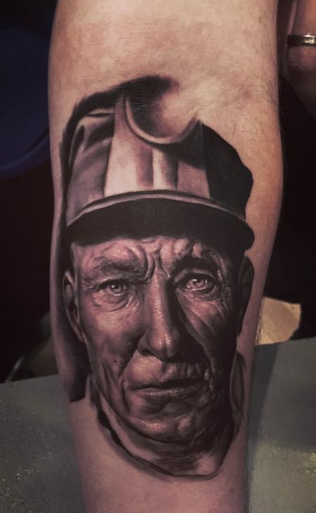 Tattoos - Portrait of a miner - 119139