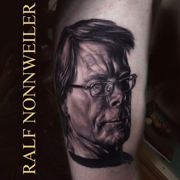 Stephen King by Ralf Nonnweiler TattooNOW