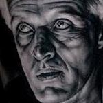 Tattoos - Rutger Hauer Portrait Tattoo - 115690