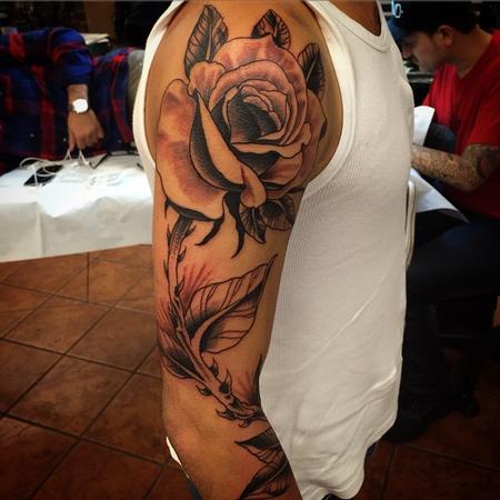Tattoos - Rose Arm - 109388