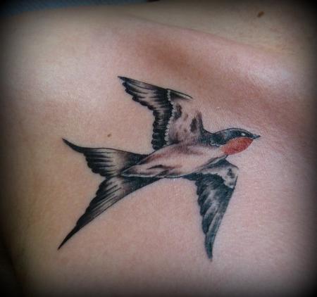 Tattoos - Dainty swallow - 64014