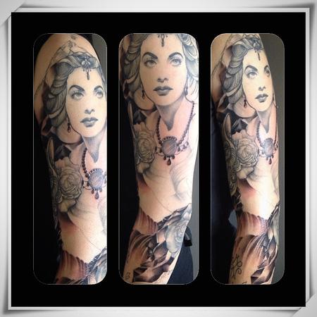 Tattoos - Mountain Goddess Sleeve - 101584