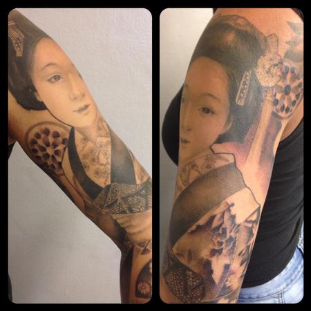 Tattoos - Geisha Sleeve - 99377
