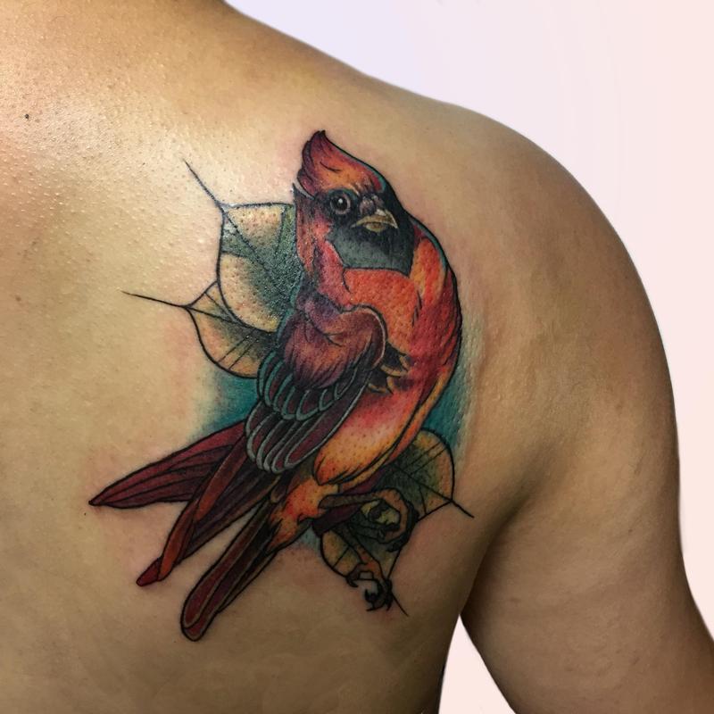 Cardinal by Brenna Mclaughlin TattooNOW
