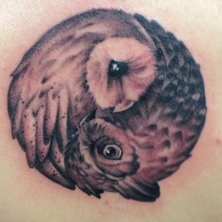 Tattoos - Yin Yang Owls - 115950