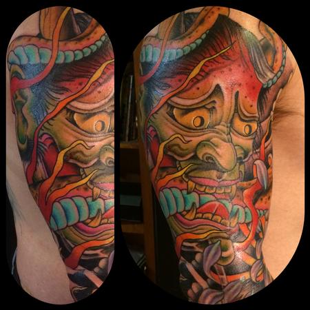 Chad Leever - Hannya with snake