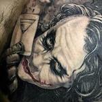 Tattoos - Low Color Joker Portrait Tattoo - 115617