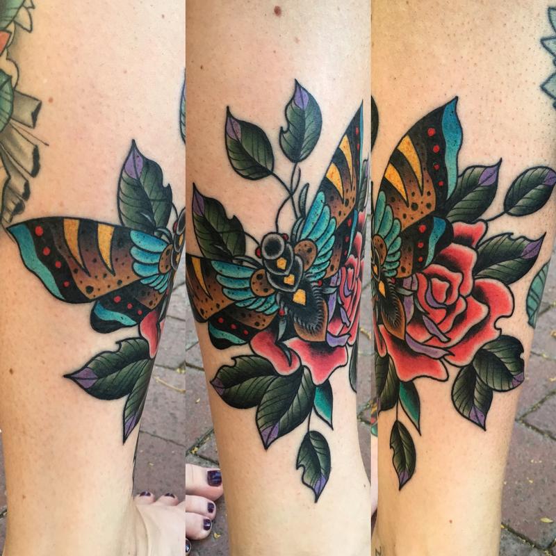 Traditional Moth tattoo designs by thirteen7s on DeviantArt