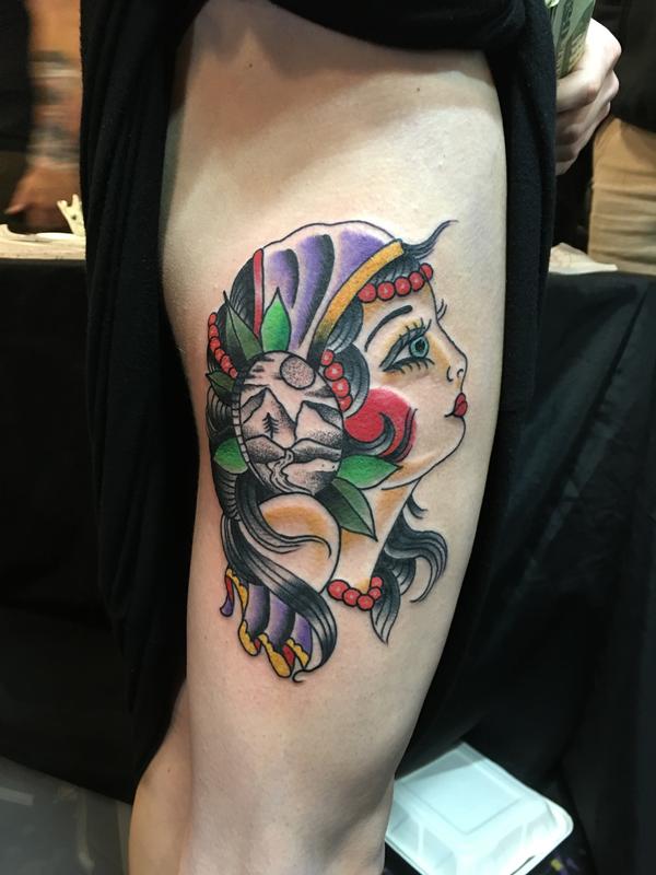 Gypsy Head by Cody Hennings TattooNOW