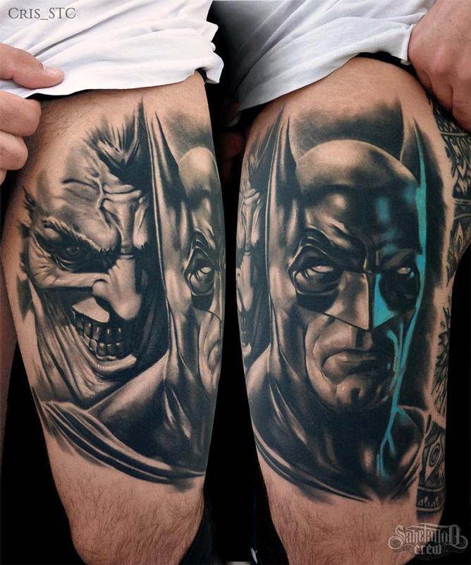 Batman & Joker by Cris STC: TattooNOW