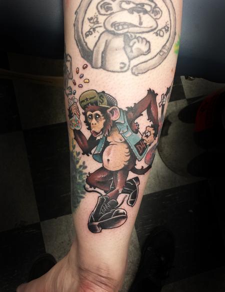 Tattoos - Monkey punk - 115861