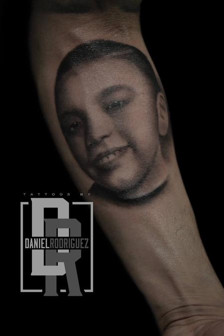 Tattoos - Son's portrait  - 115424