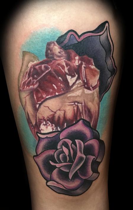 Tattoos - Heart and Rose Box - 119116