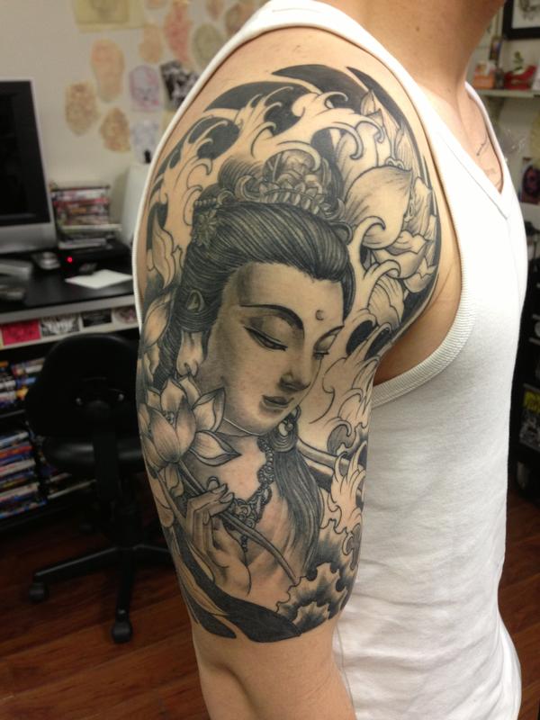 Buddha Sleeve by Edward Lee: TattooNOW