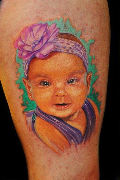 50 Outstanding Portrait Tattoos For Leg  Tattoo Designs  TattoosBagcom