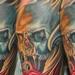 Tattoos - Color skull and rose Tattoo - 64909