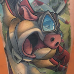 Tattoos - Flying Pig Tattoo - 139548