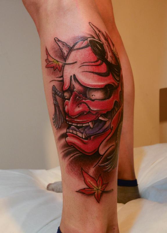 Hannya Mask by Gao Feng: TattooNOW