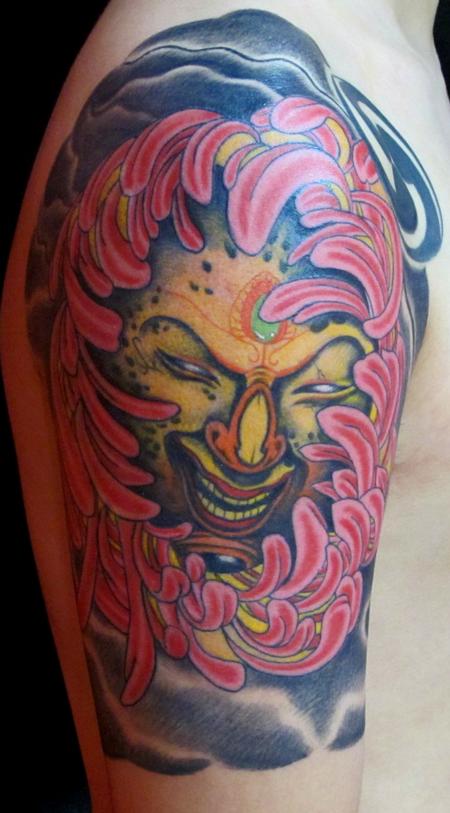 Tattoos - Demon in a Flower - 101143