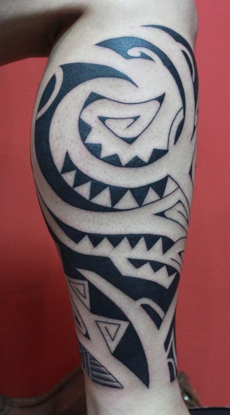 Tattoos - Fine Line Tribal - 101476