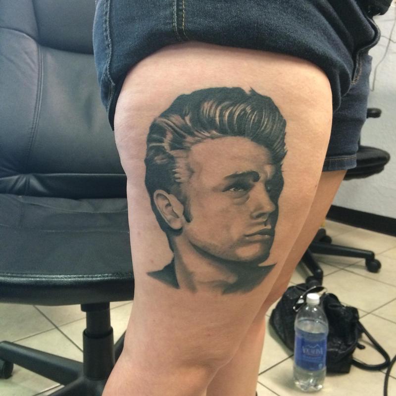 James Dean by Jared Blue TattooNOW