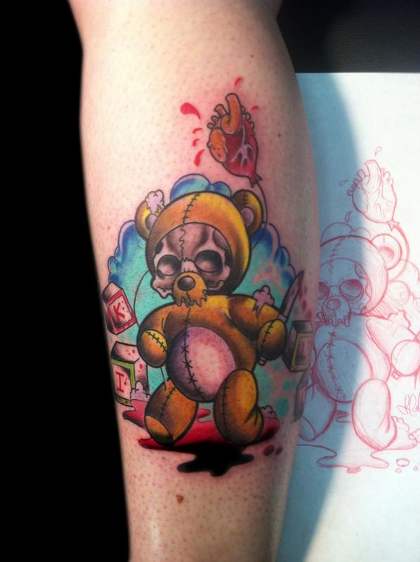 Teddy Bear Tattoo Designs