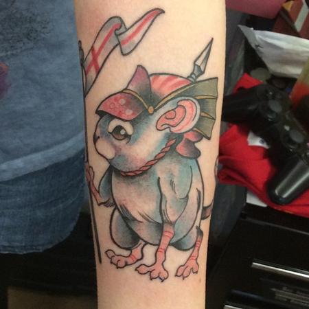 Tattoos - A Mouse and His Battle Standard - 99786