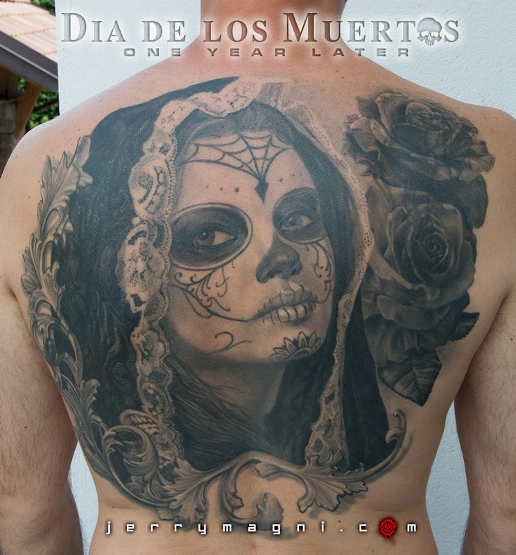 Esencialmente embarazada Primero Dia De Los Muertos by Jerry Magni: TattooNOW