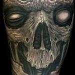 Tattoos - Biomech Skull Sleeve Tattoo - 116149