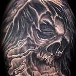 Tattoos - Grim Reaper Tattoo - 123002