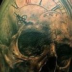 Tattoos - Trash Polka Skull Tattoo - 116375