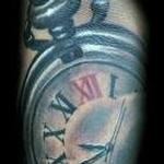 Tattoos - Skull Clock Tattoo - 119112