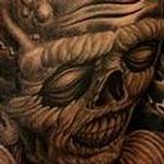Tattoos - Evil Backpiece Tattoo - 117065