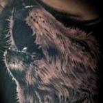 Tattoos - Howling Wolf Tattoo - 99755
