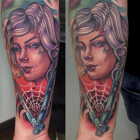 Tattoos - switchblade girl - 141759