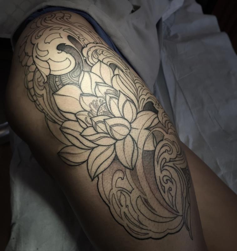 19 Attractive Thigh Tattoos For Women In 2023  Styles At Life