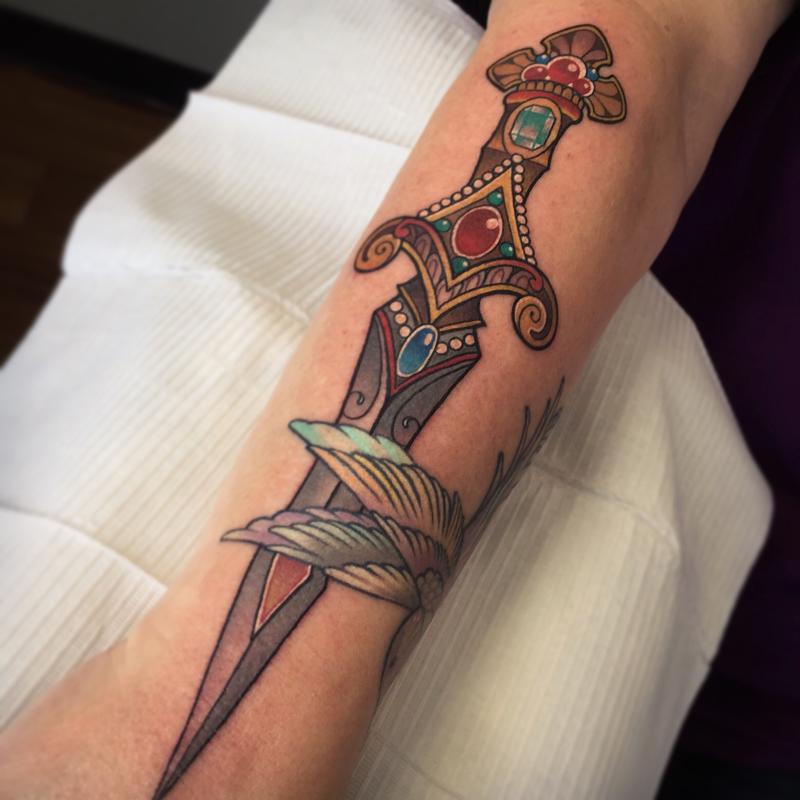 Dagger Tattoos Ideas Designs and Meanings  TatRing