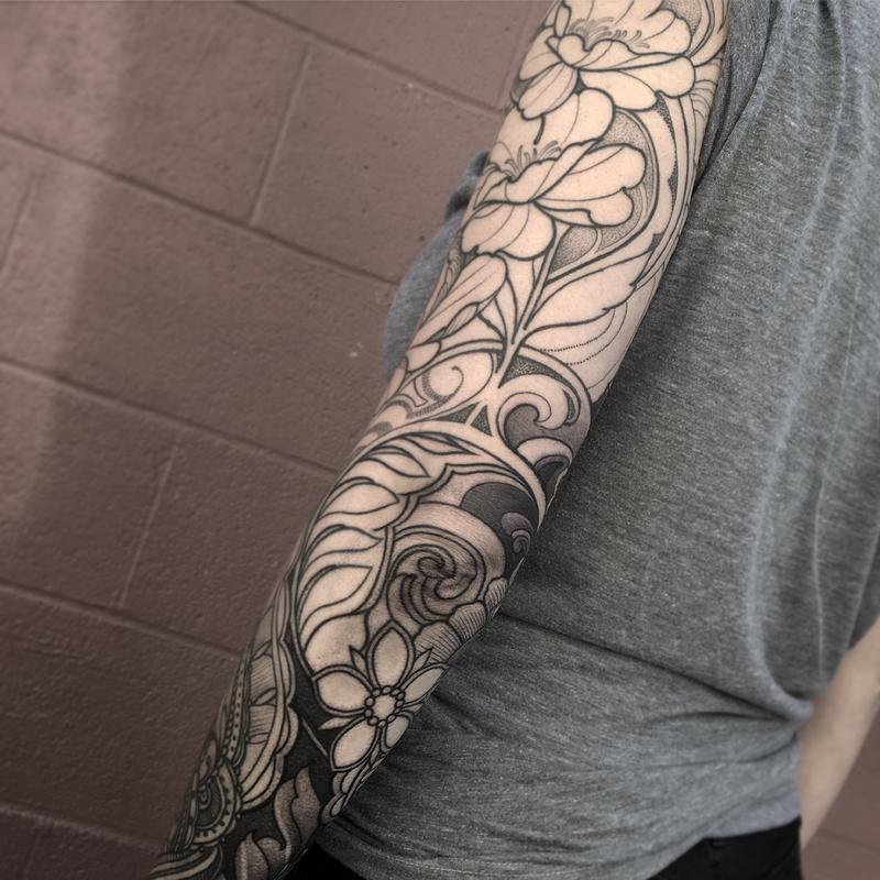 Wild Poppy Flowers tattoo by Michael Taguet  Post 20054