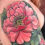Tattoos - Flowers and Skull - 141422