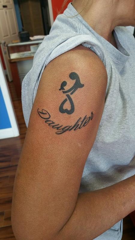 Tattoos - mother daughter infinity symbol - 108719